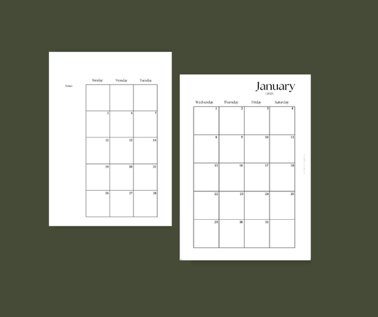2025 Planner