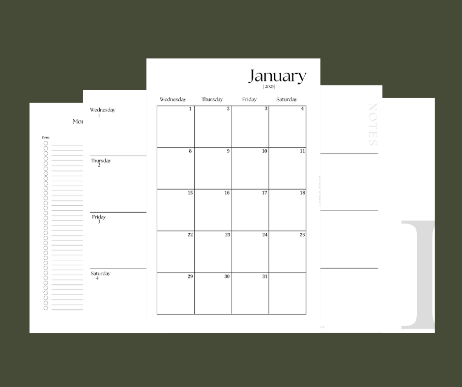 2025 Planner