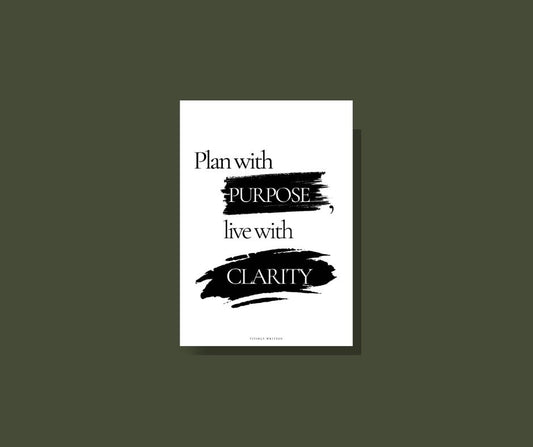 Dashboard | Plan with Purpose